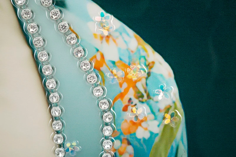 Mauro Ferretti Pictura Pe Pânza Lacuita Kongy -B- Cu Cadru cm 62X4X92