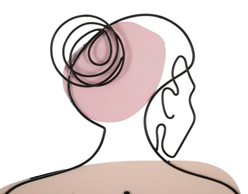 Mauro Ferretti  Panou Perete Doamna C/Floare cm 80X1,3X90