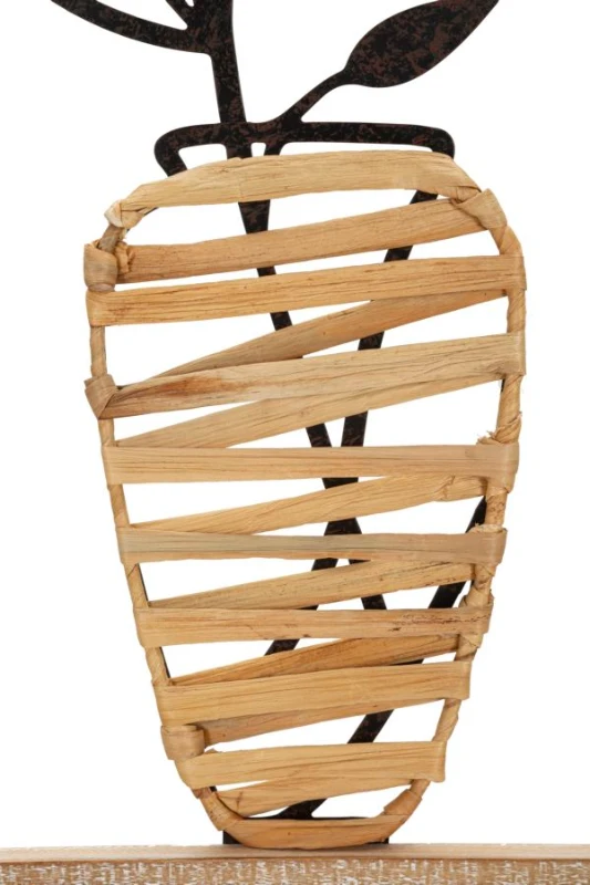 Mauro Ferretti  Panou De Perete Din  Fier Si Lemn cm 40X3,5X80