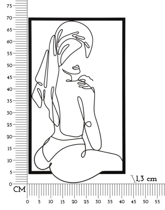 Mauro Ferretti  Panou De Perete cm 40X1,3X70
