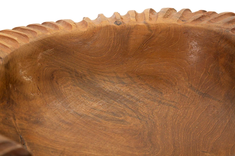 Mauro Ferretti Tavă Garit Tec, Dimensiuni: 37X40X16 cm.