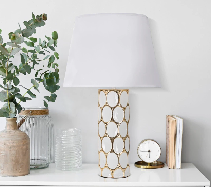 Mauro Ferretti Lampă De Masa Glam Carv cm Ø 34,5X56