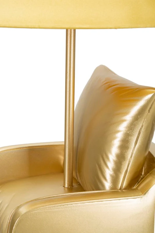 Mauro Ferretti Lampă Pentru Noptieră Midcentury Galbena cm Ø 26X46