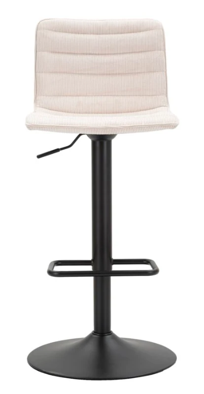 Mauro Ferretti  Scaun De Bar Înalt Alb cm 43X49,5X85,5-107 (Saz cm 61-82,5) Set 2 Bucati