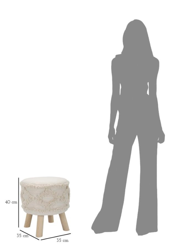 Mauro Ferretti Taburet Damasco Ø 35X40