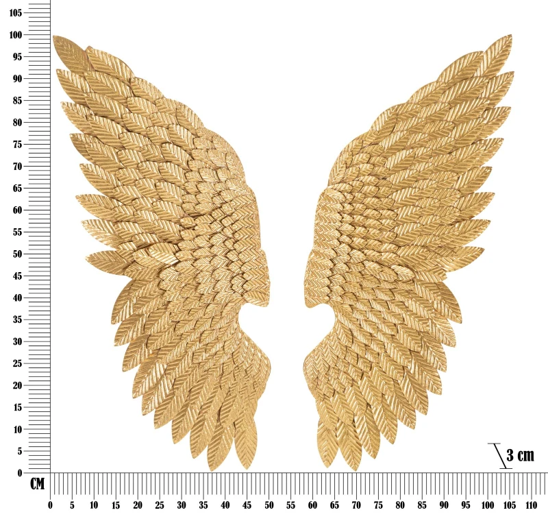 Mauro Ferretti Panou De Perete Cuplu Set 2 Bucati M 37,5X3X100