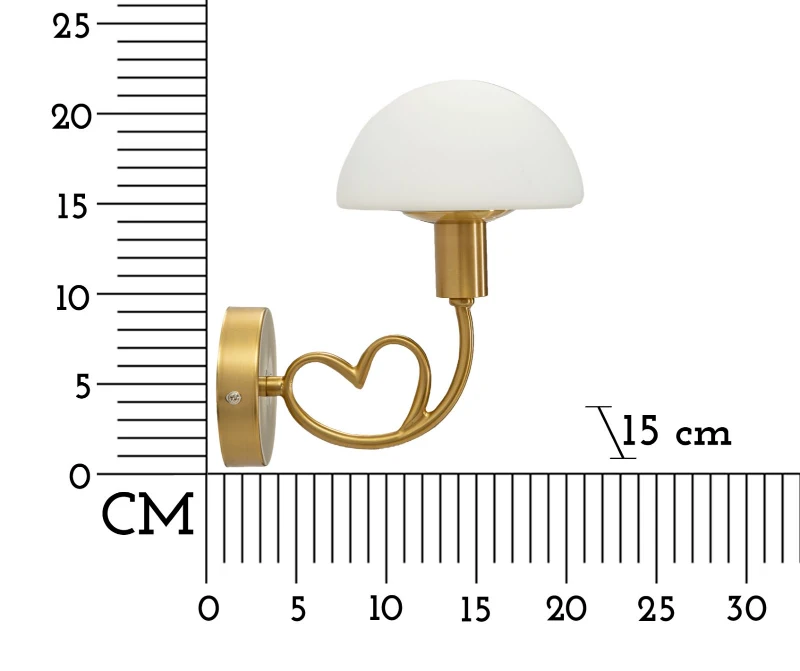 Mauro Ferretti Lampa De Perete Aurie cm 23X15X22