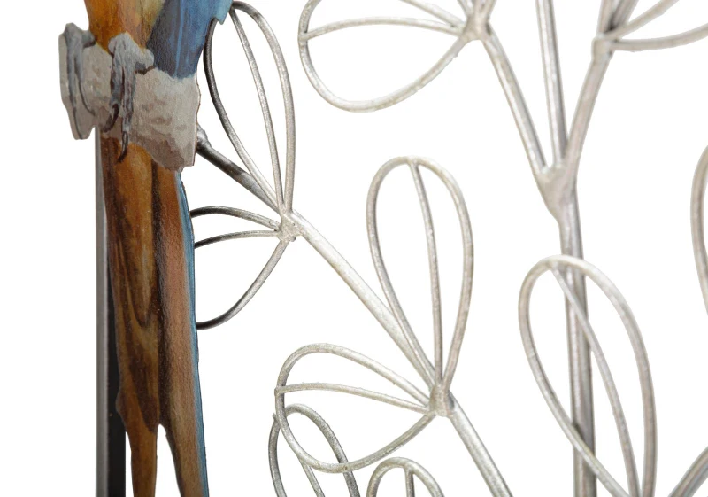 Mauro Ferretti Panou De Perete Fier Papagal cm 28,6X2,5X74,3