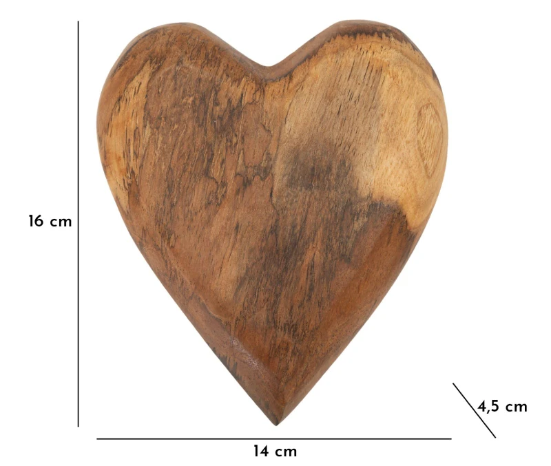 Mauro Ferretti Decoratie Inima Tec cm 16X14X4,5