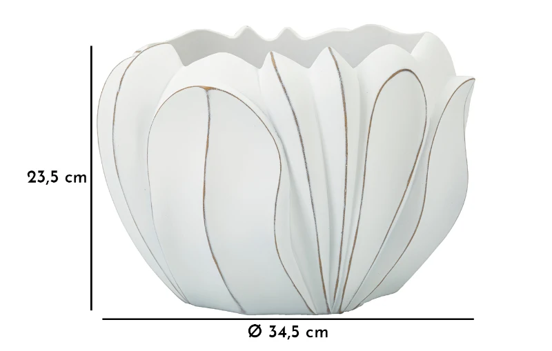 Mauro Ferretti Cachepot Gardy, Dimensiuni: Ø 34,5X23,5 cm.