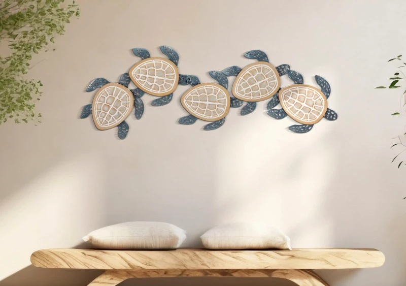 Mauro Ferretti Panou De Perete Broaste Testoase cm 111,5X6,3X43