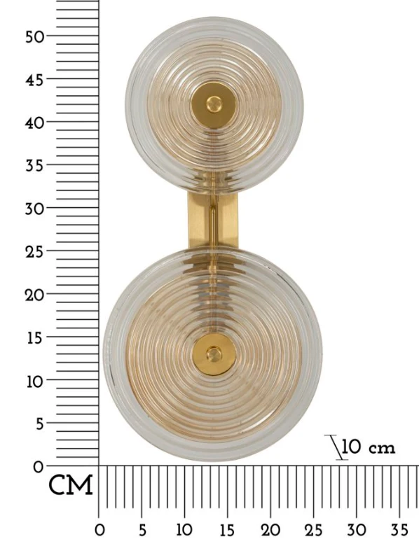 Mauro Ferretti Lampa De Perete Venetia cm 25X10X52