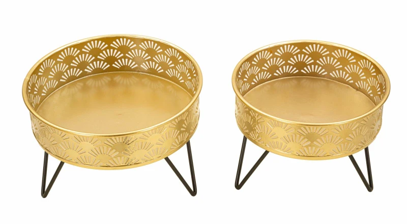 Mauro Ferretti Suport Vaza Zanny Set 2 Buc cm Ø 20,5X13-18X13