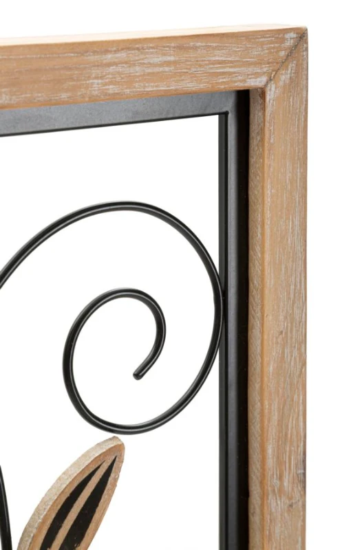 Mauro Ferretti  Panou De Perete Fier/Lemn Koman -B- cm 26X2,5X60