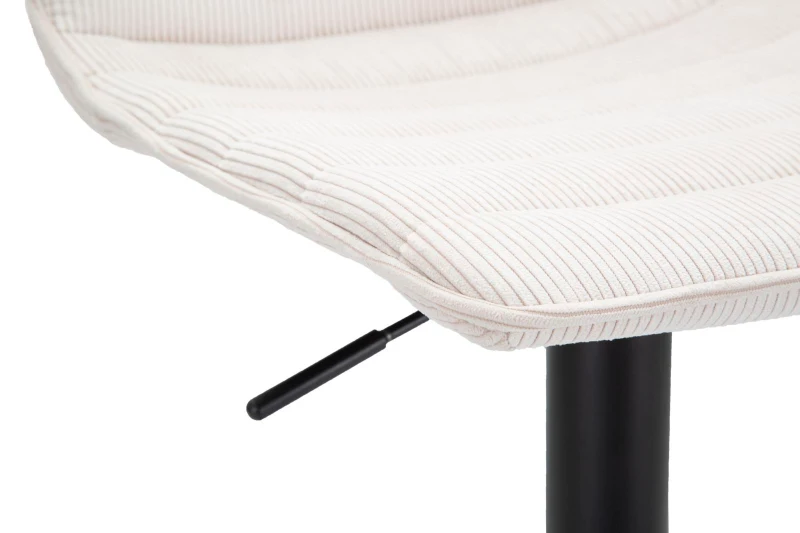 Mauro Ferretti  Scaun De Bar Înalt Alb cm 43X49,5X85,5-107 (Saz cm 61-82,5) Set 2 Bucati