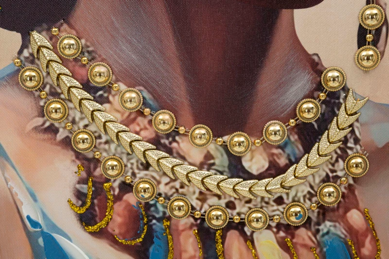 Mauro Ferretti  Pictura Pe Pânză Cu Rama Ayda -A- cm 72X4,5X102