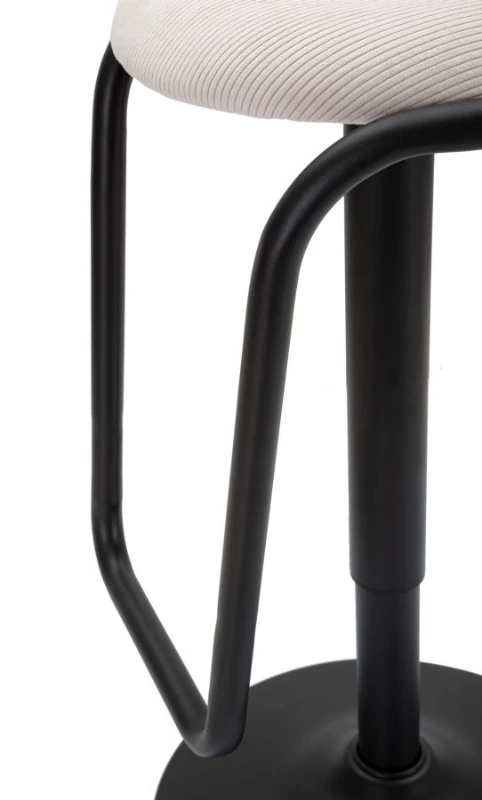 Mauro Ferretti Taburet De Bar Destiny Alb cm Ø 41X61-83