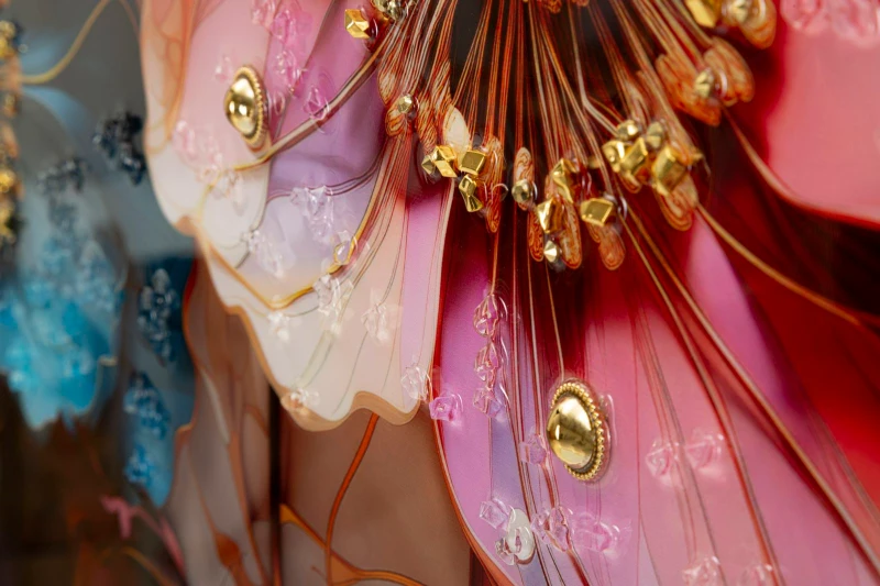 Mauro Ferretti Pictura Pe Pânza Lacuita Narcy -A- Cu Rama cm 82X4X82