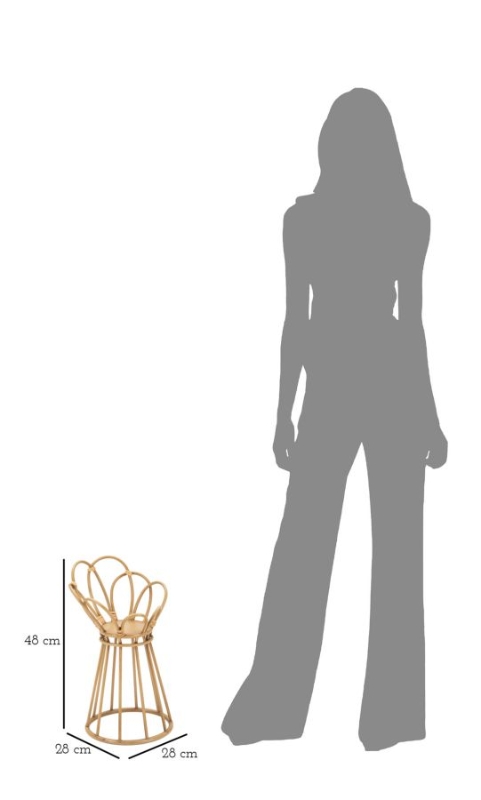 Mauro Ferretti Suport Vaza Panama  cm Ø 28X48