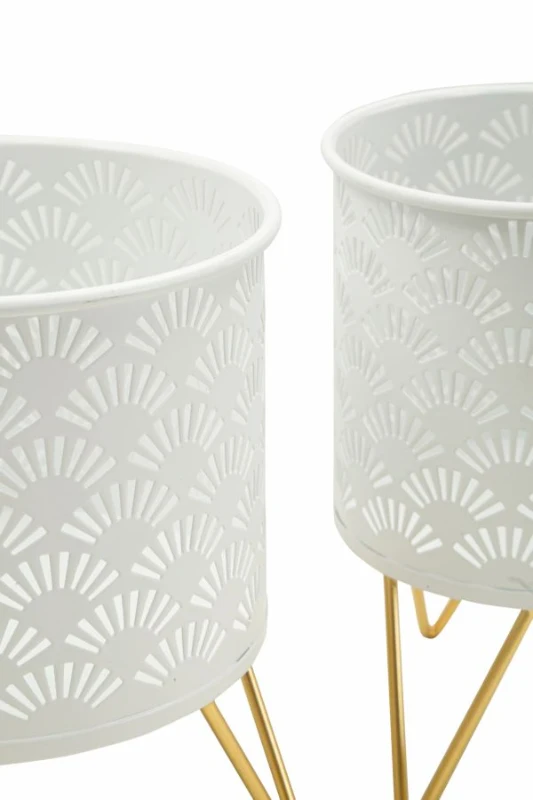 Mauro Ferretti Set Carly Suport Vaza 2 Buc cm Ø 16X20-13X20