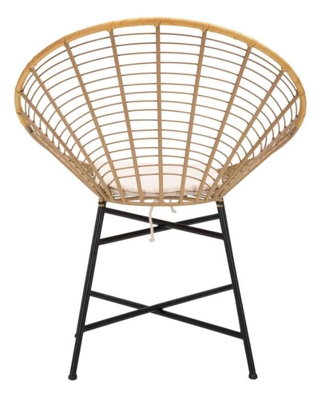 Mauro Ferretti Scaun Panama Cu Perna cm 72X56,5X88