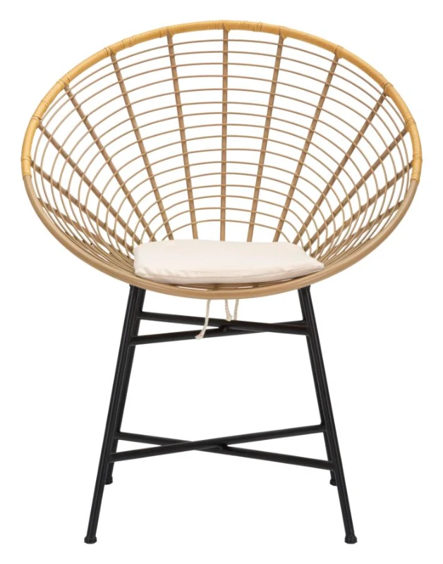 Mauro Ferretti Scaun Panama Cu Perna cm 72X56,5X88