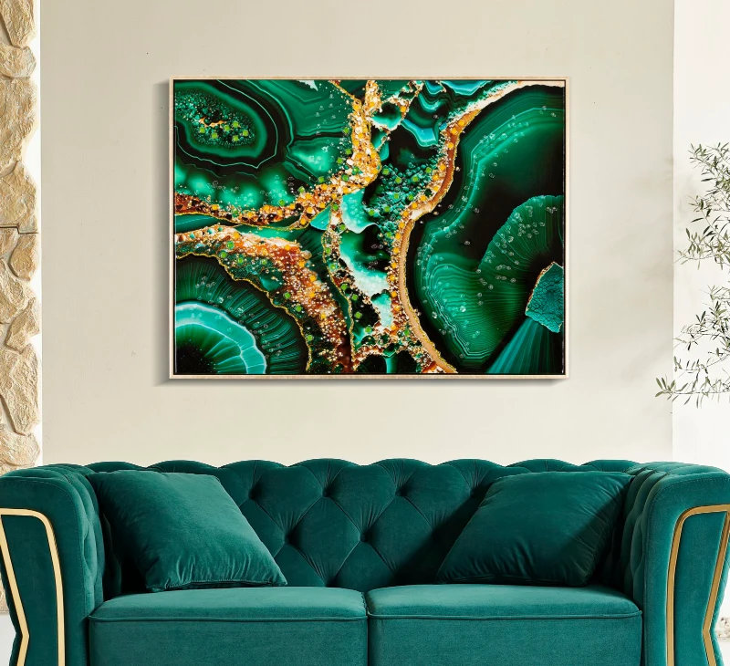 Mauro Ferretti Picture Pe Pânza Lacuita Smeraldy -B- Cu Rama cm 82X4X62