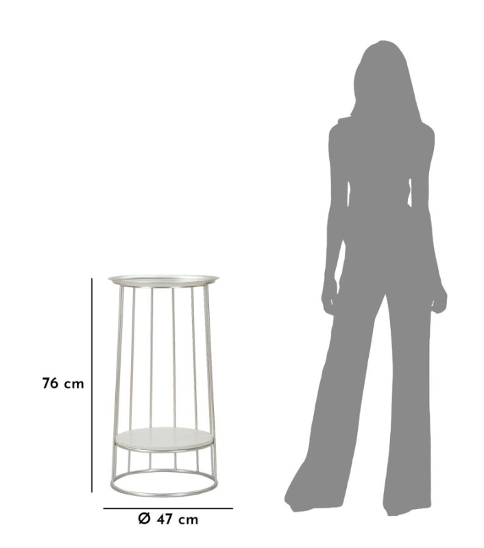 Mauro Ferretti Masuta De Cafea Towery cm Ø 40X76