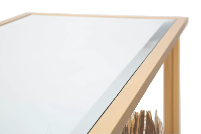 Mauro Ferretti Consola Cu Blat De Sticla cm 113X40X80