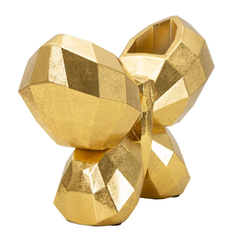 Mauro Ferretti Vaza Fluture Aurii cm 22,5X8X15