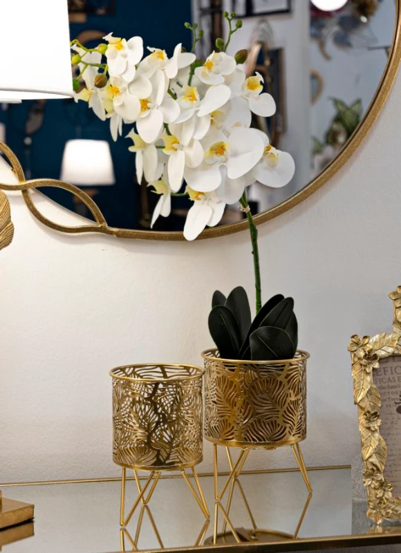 Mauro Ferretti  Suport Vaza Naty Set 2 Buc cm Ø 16X20-13X20