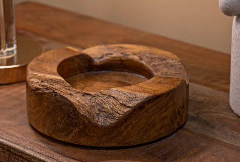 Mauro Ferretti Tavă Golitor Buzunare Tec cm Ø 21X6