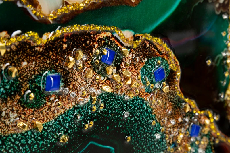 Mauro Ferretti Picture Pe Pânza Lacuita Smeraldy -A- Cu Rama cm 82X4X62