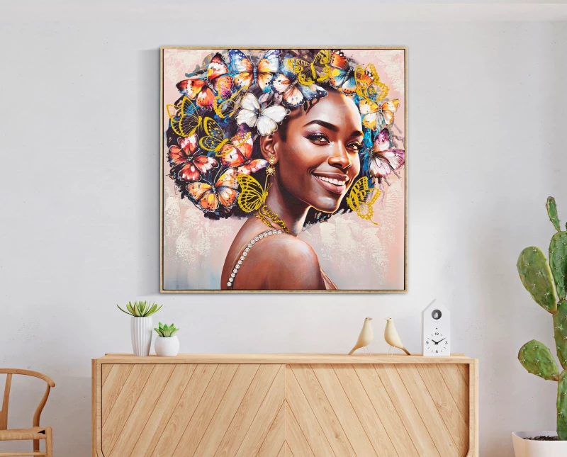 Mauro Ferretti Pictura Pe Pânză Cu Rama -A- cm 82X4,5X82