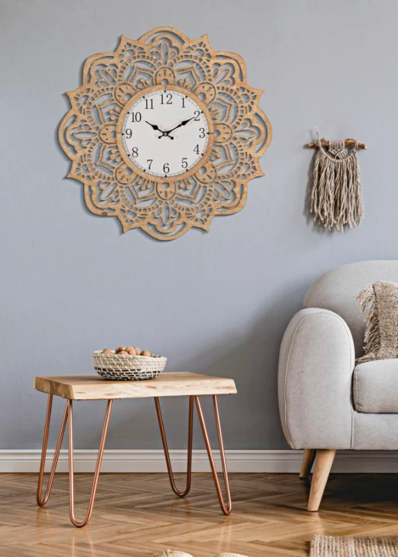 Mauro Ferretti Ceas De Perete Sculptat cm Ø 60X4,5