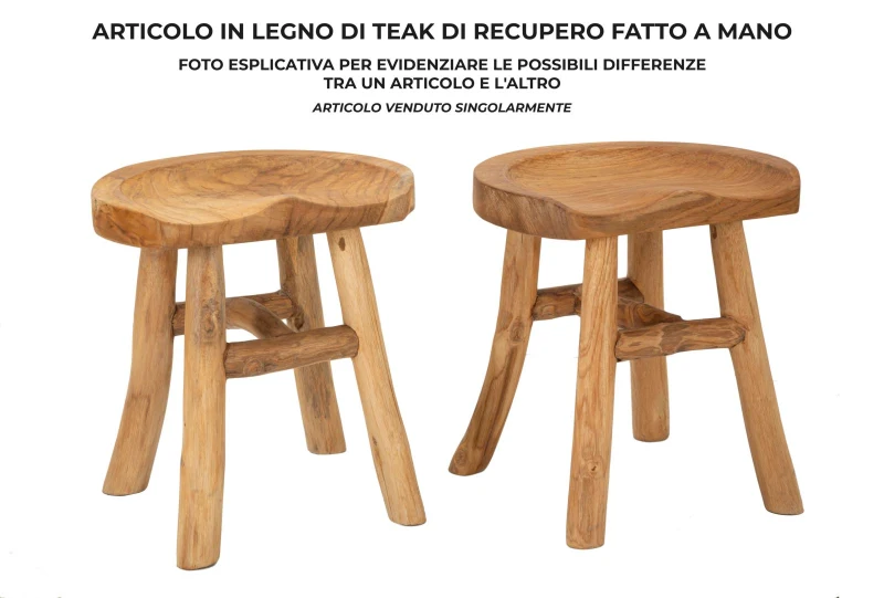 Mauro Ferretti   Taburet Din Tec  Reciclat cm 40X32X42