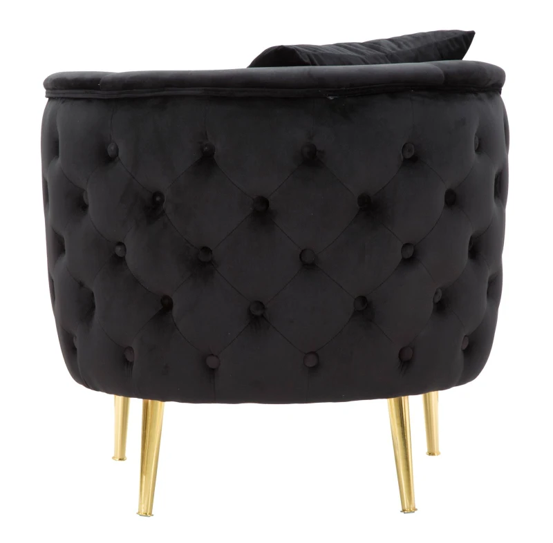 Mauro Ferretti Fotoliu Bucuresti Negru  76X74X71