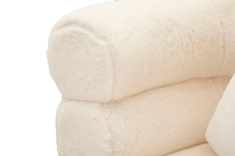 Mauro Ferretti Fotoliu Soffy Plus Cu Perna Alb cm 78X68X85