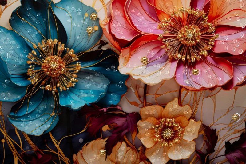 Mauro Ferretti Pictura Pe Pânza Lacuita Narcy -A- Cu Rama cm 82X4X82