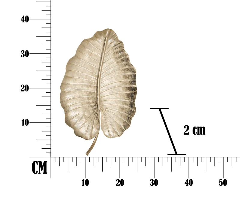 Mauro Ferretti  Decor Frunza Glam -A- cm 23X2X35,5