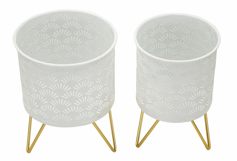 Mauro Ferretti Set Carly Suport Vaza 2 Buc cm Ø 16X20-13X20