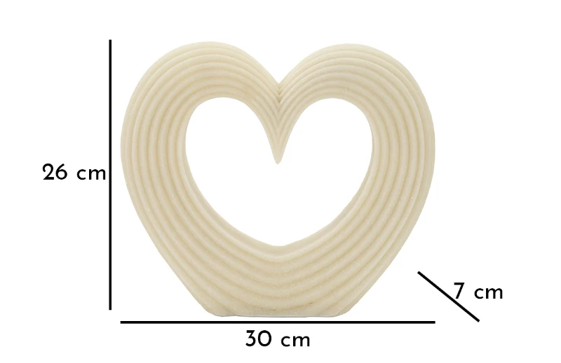 Mauro Ferretti Figurina Inima cm 30X7X26