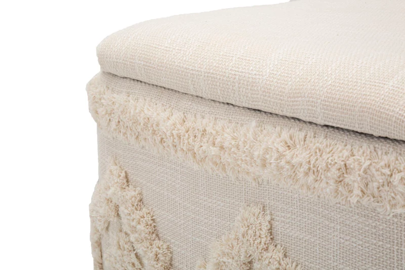 Mauro Ferretti Puff Contenitor Patrat Damasco cm 40X40X40