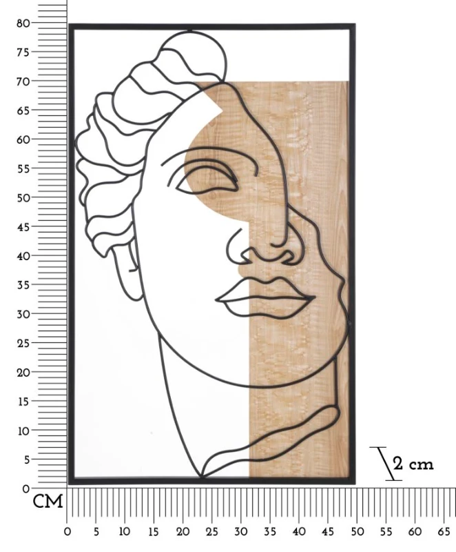 Mauro Ferretti Panel De Perete David -A- cm 50X2X80