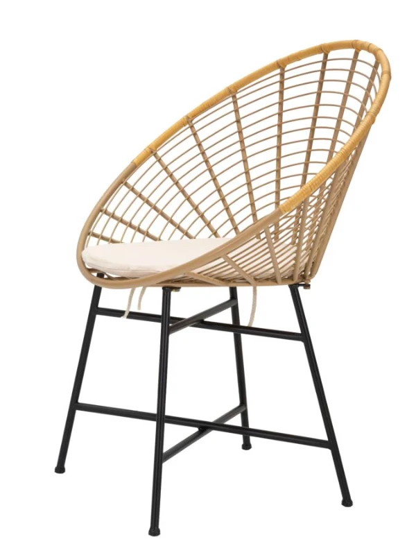 Mauro Ferretti Scaun Panama Cu Perna cm 72X56,5X88