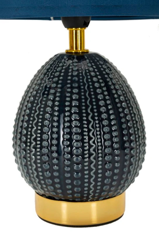 Mauro Ferretti Lampă Noptiera Pigny Albastru cm Ø 15X30,5