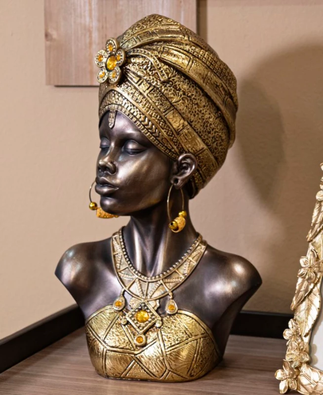 Mauro Ferretti Sculptura Mumbasa cm 23,5X17,5X39,5