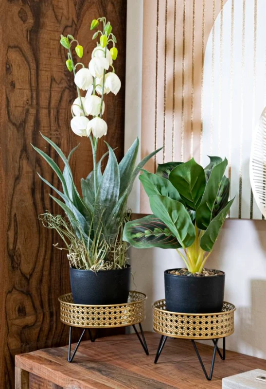 Mauro Ferretti Suport Vaza Bossy Set 2 Buc cm Ø 20,5X13-18X13