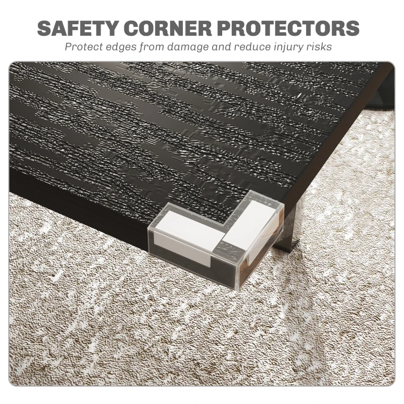 HOMCOM Masa de Gradina Extensibila pentru 4-6 Persoane, cu Picioare din Otel, 160x70x75 cm, Negru