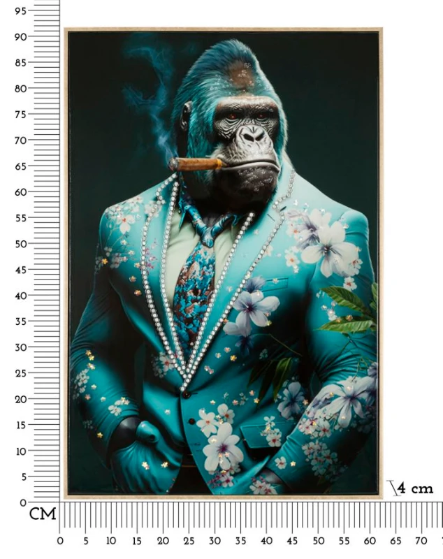 Mauro Ferretti Pictura Pe Pânza Lacuita Kongy -A- Cu Cadru cm 62X4X92